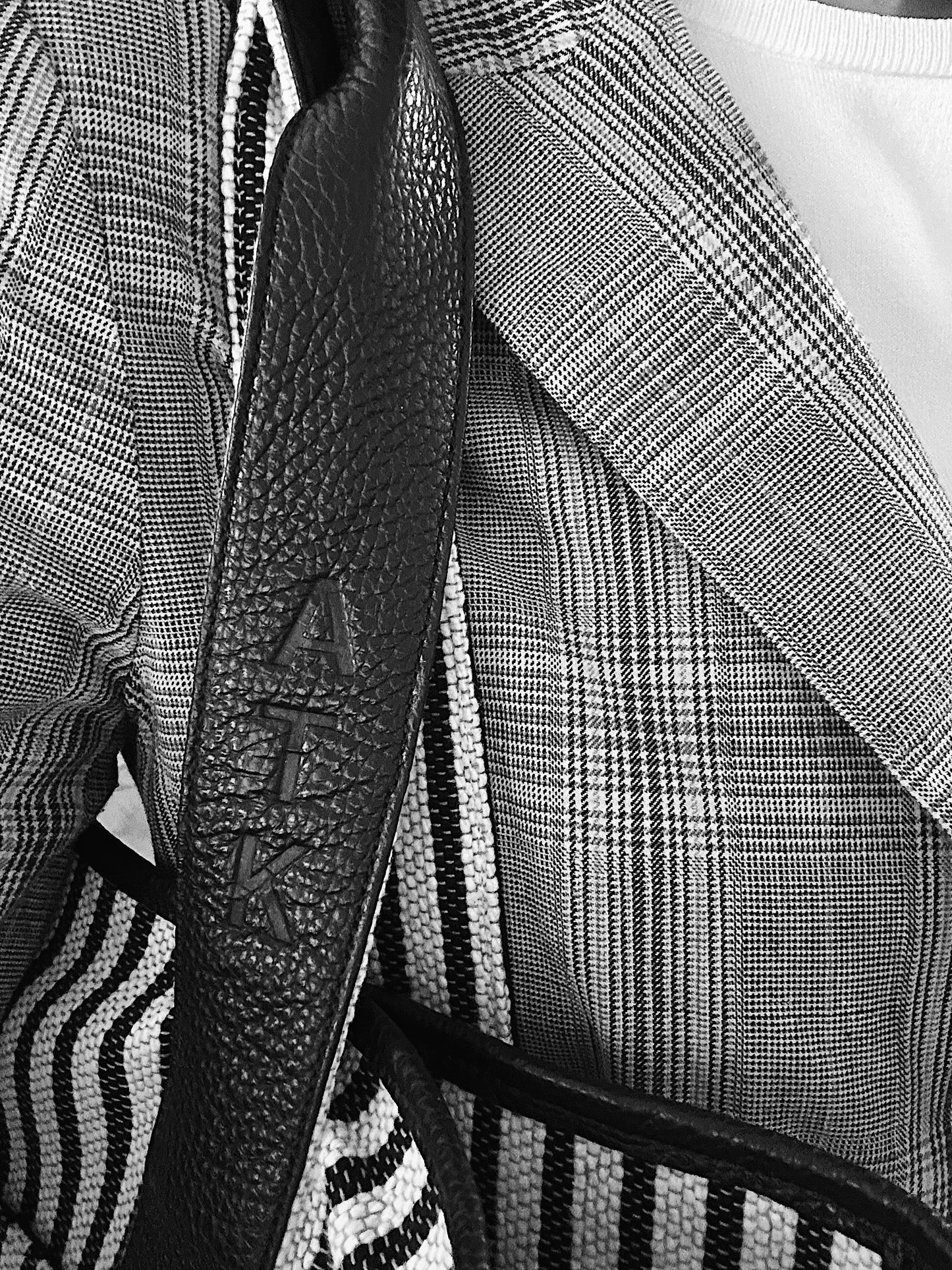 The Freddy: Black/White Stripes
