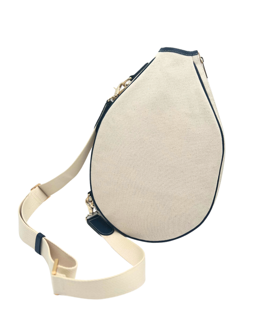The Tutu: Canvas/Navy Leather