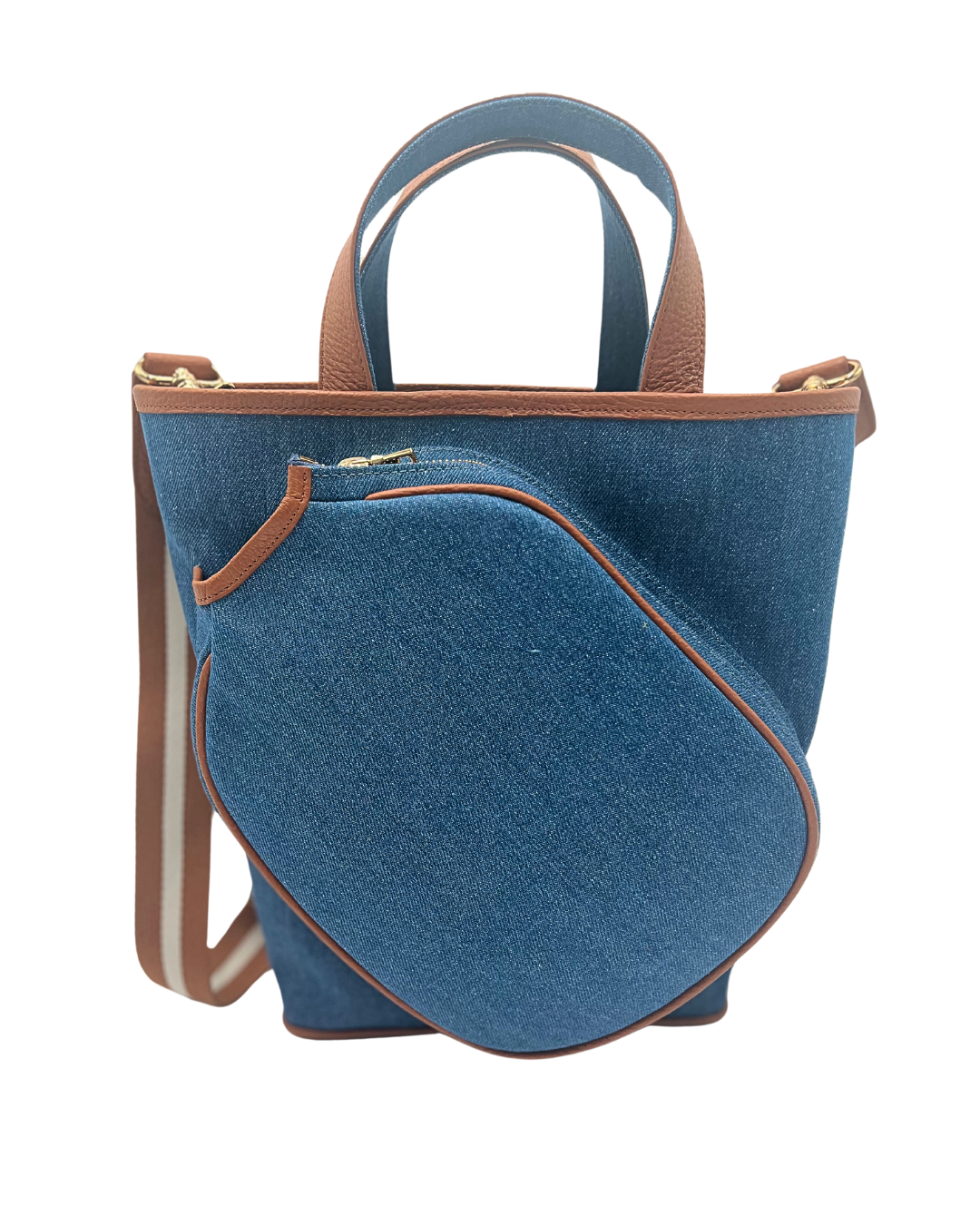 The Alexis: Denim and Tan