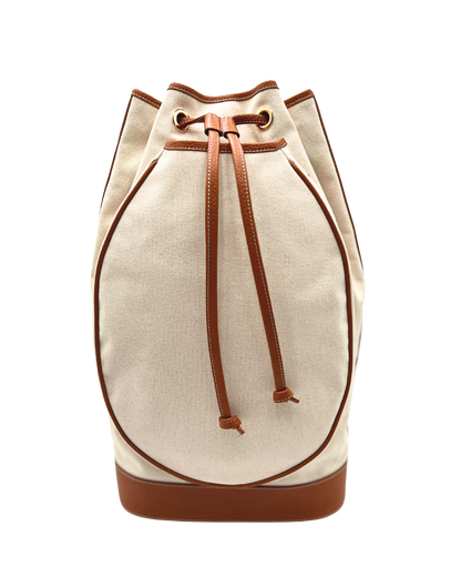 The Lily Bag: Canvas and Tan