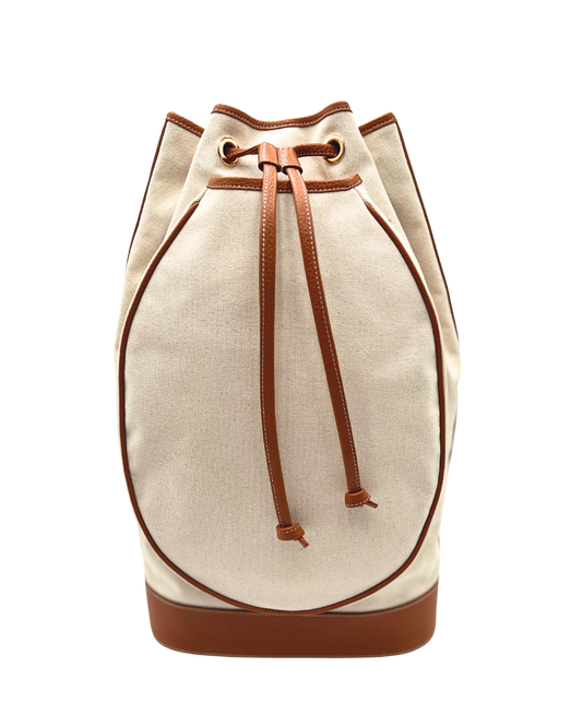 The Lily Bag: Canvas and Tan