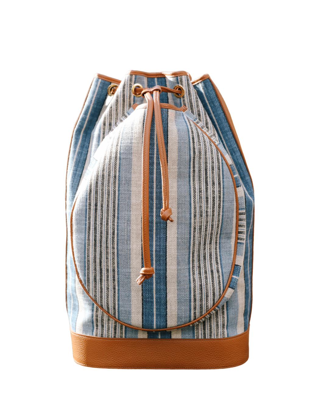The Lily Bag: Striped and Tan