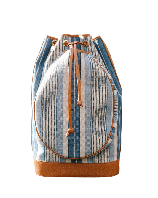 The Lily Bag: Striped and Tan