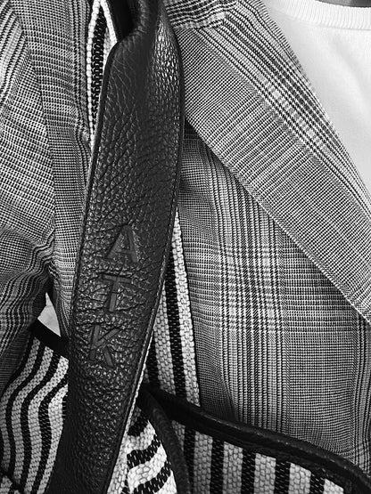 The Freddy: Black/White Stripes