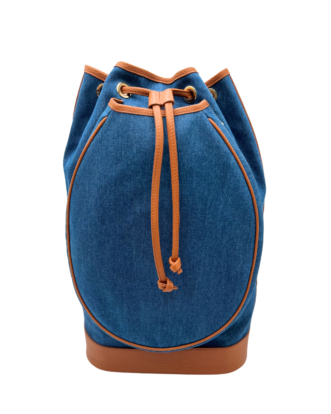 The Lily Bag: Denim and Tan