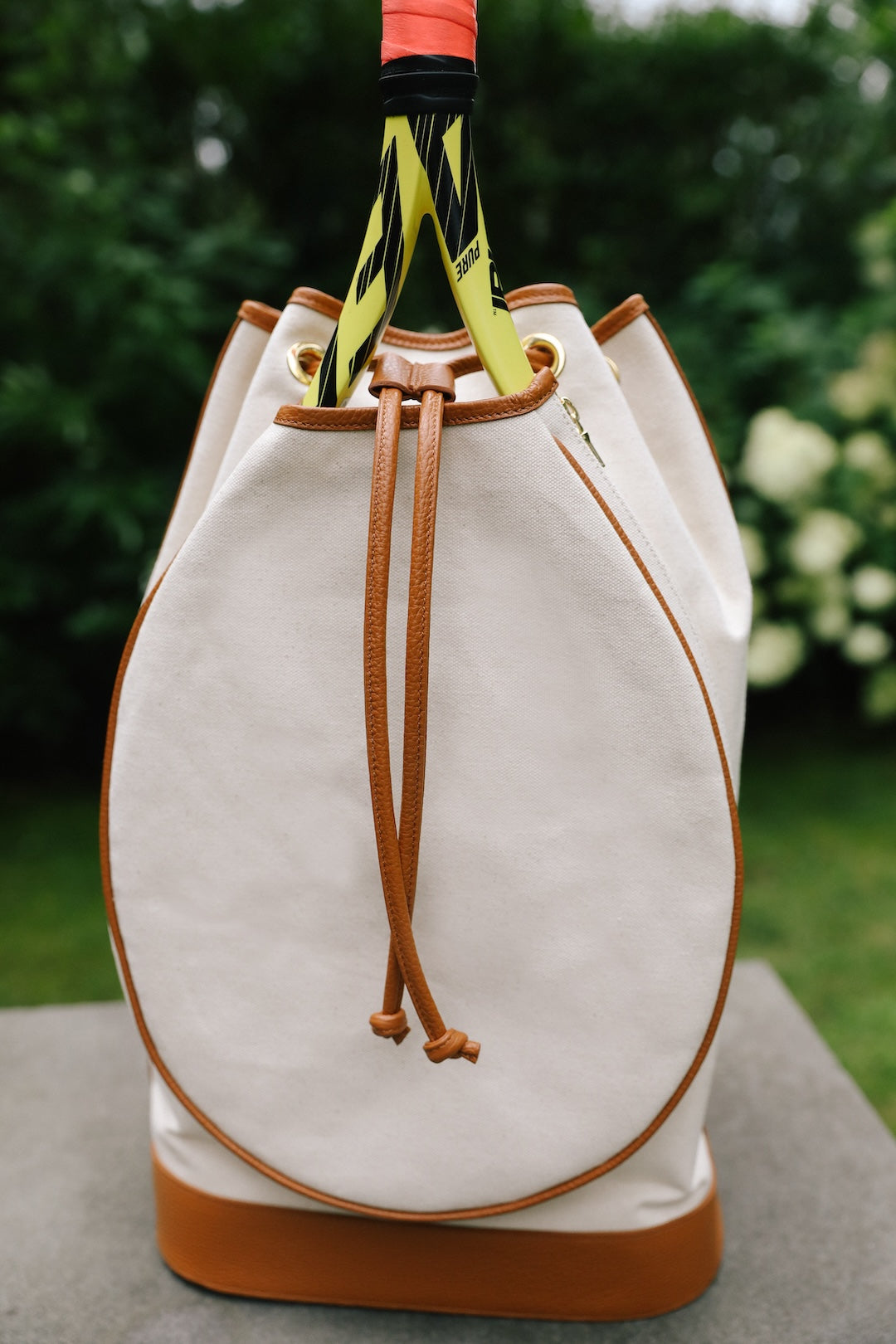 The Lily Bag: Canvas and Tan