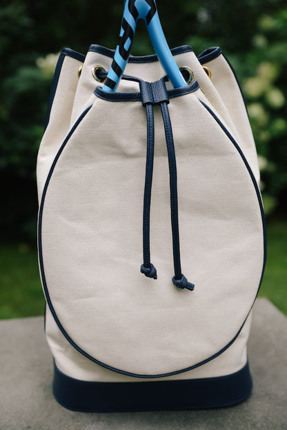 The Lily Bag: Canvas and Navy
