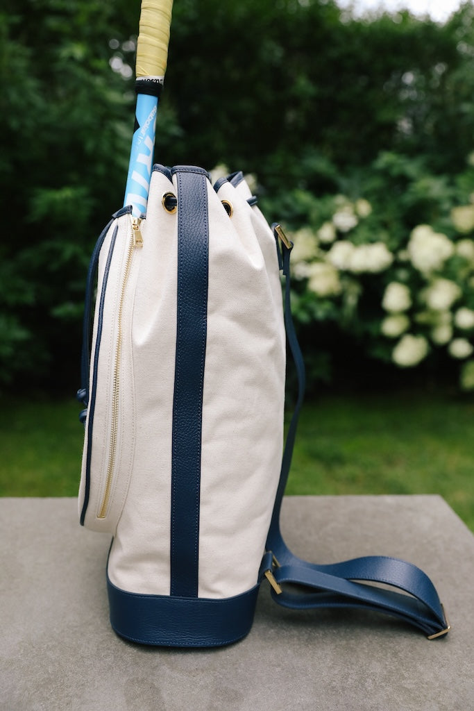 The Lily Bag: Canvas and Navy
