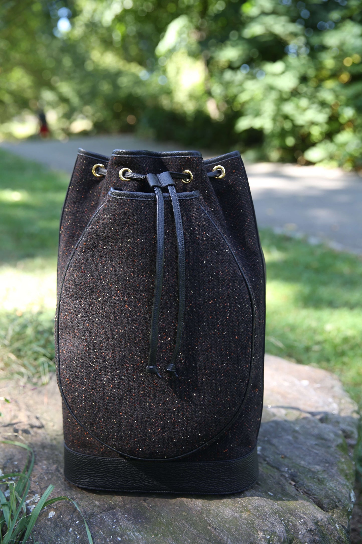 The Lily Bag: Black Boucle